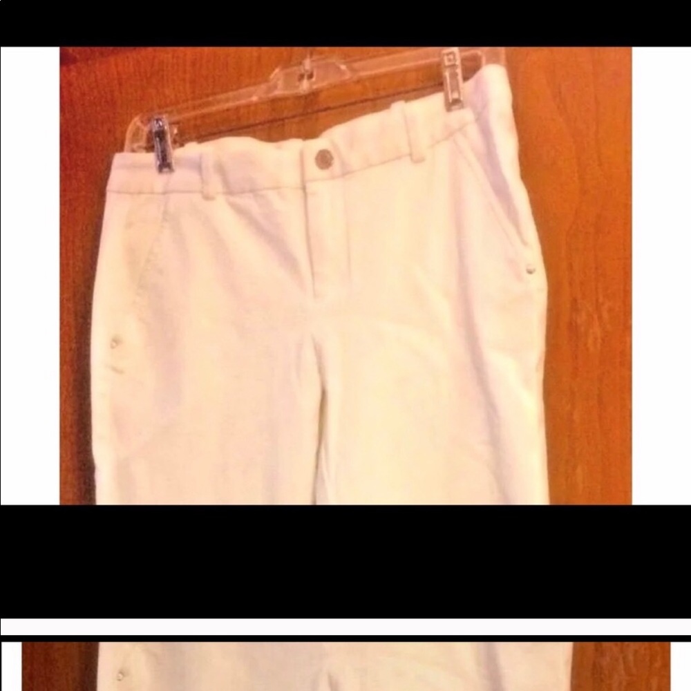 New Ralph Lauren White Pants Sz 4 Tags $145 Cost Cruise Summer - Picture 10 of 16